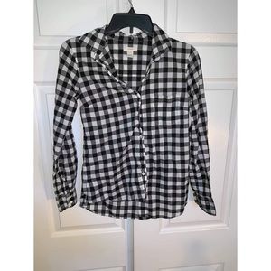 J. Crew Gingham button-down shirt